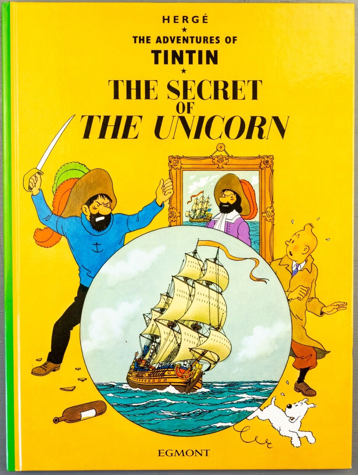 Tintin The Secret of the Unicorn: Egmont 2000s Hardback Book UK Edition