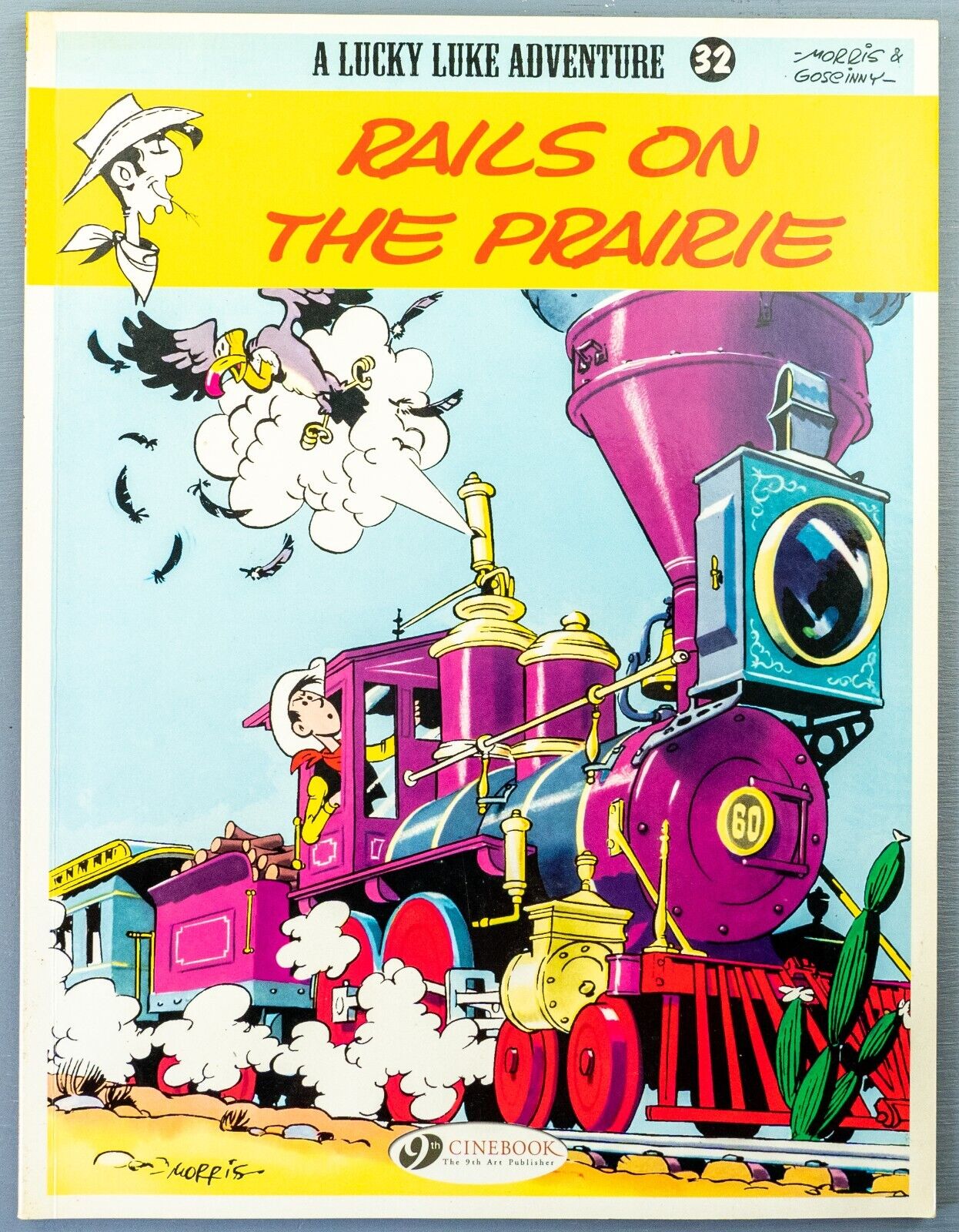 32 Rails on the Prairie Lucky Luke Cinebook Paperback UK Comic Book