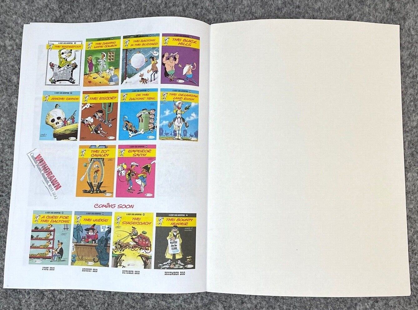 Lucky Luke Volume 22: Emperor Smith - Cinebook Paperback UK Comic Book