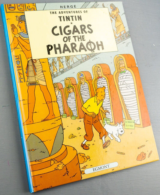 Tintin Cigars of the Pharaoh: Egmont 2000s Hardback Book UK Edition