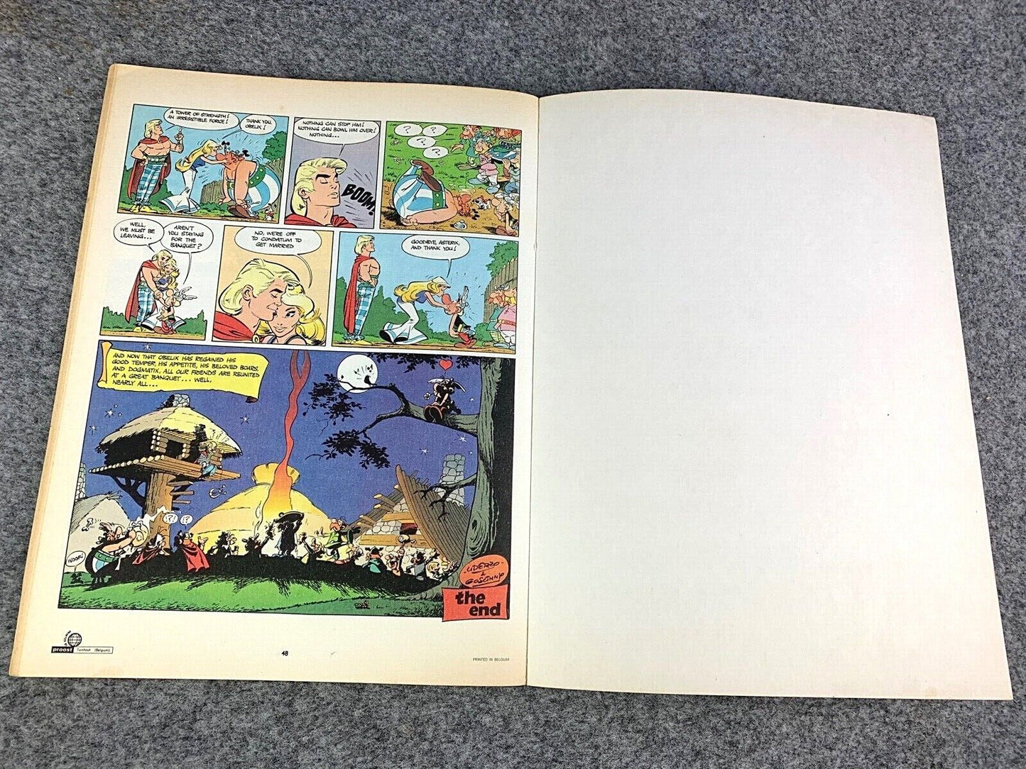 Asterix the Legionary - 1970s Hodder/Dargaud UK Edition Paperback Book Uderzo