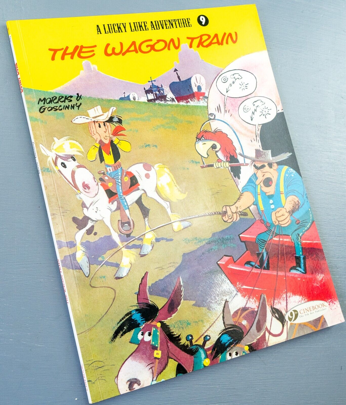 Lucky Luke Volume 9: The Wagon Train - Cinebook Paperback UK Comic Book