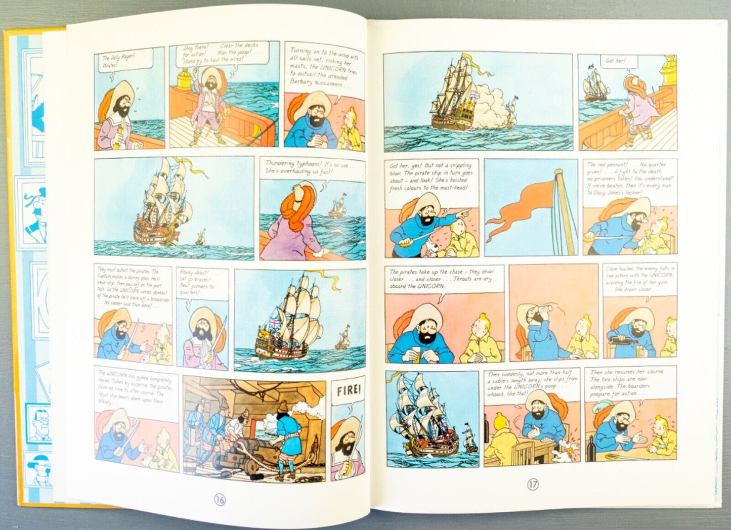 Tintin The Secret of the Unicorn: Egmont 2000s Hardback Book UK Edition