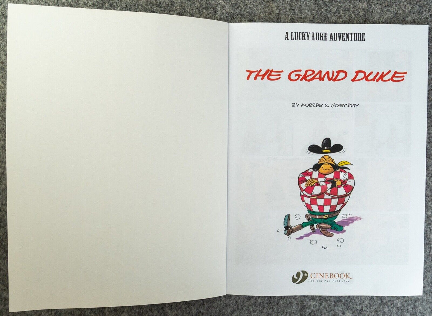 Lucky Luke Volume 29: The Grand Duke - Cinebook Paperback UK Comic Book