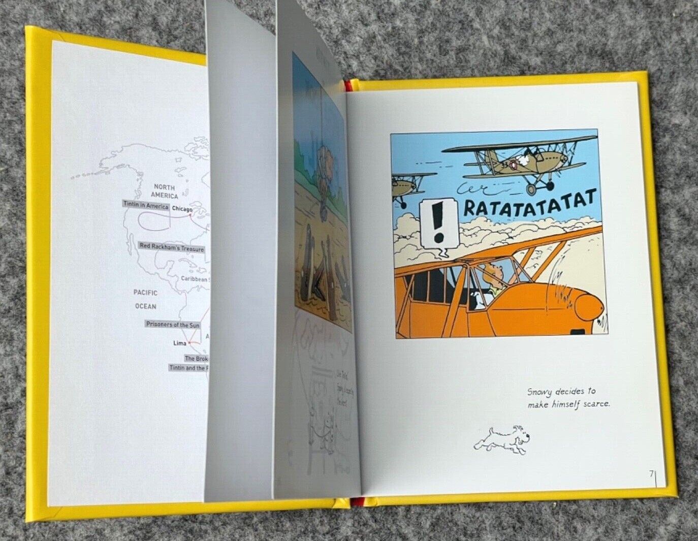 Tintin Little Book Of Peril UK Edition Hardback Moulinsart
