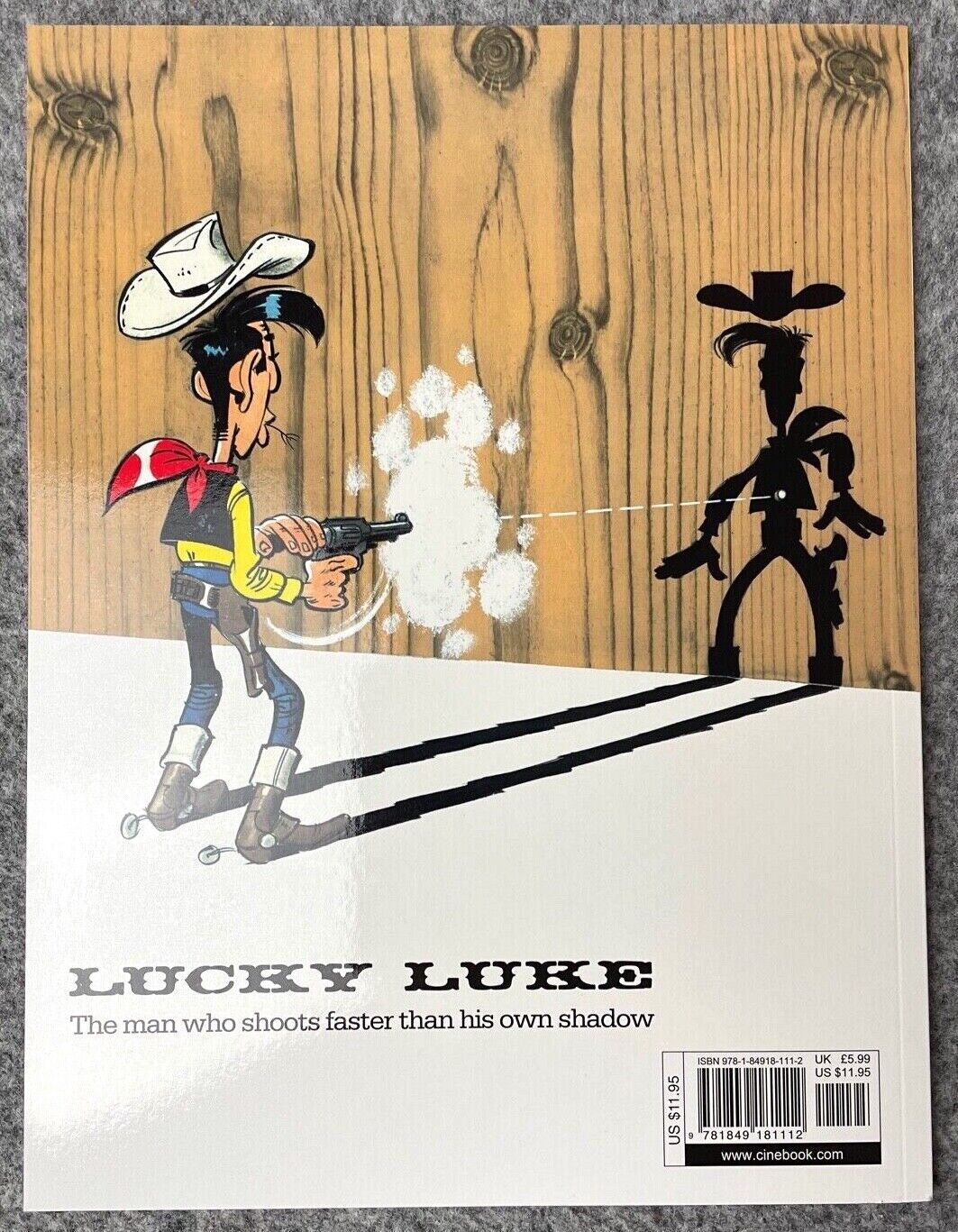 33 The One-Armed Bandit Lucky Luke Cinebook Paperback UK Comic Book
