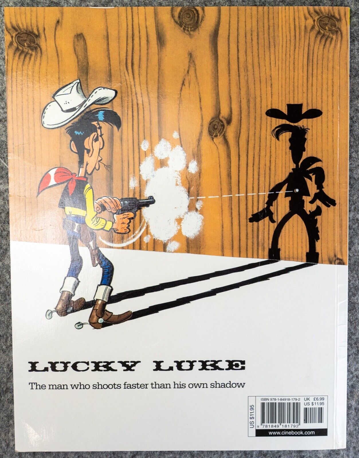 Lucky Luke Volume 44: Lucky Luke Vs Pat Poker Cinebook Paperback UK Comic Book