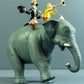 Statuette Moulinsart 46910 Tintin & Elephant 1998 Rare Pixi Metal Figurines