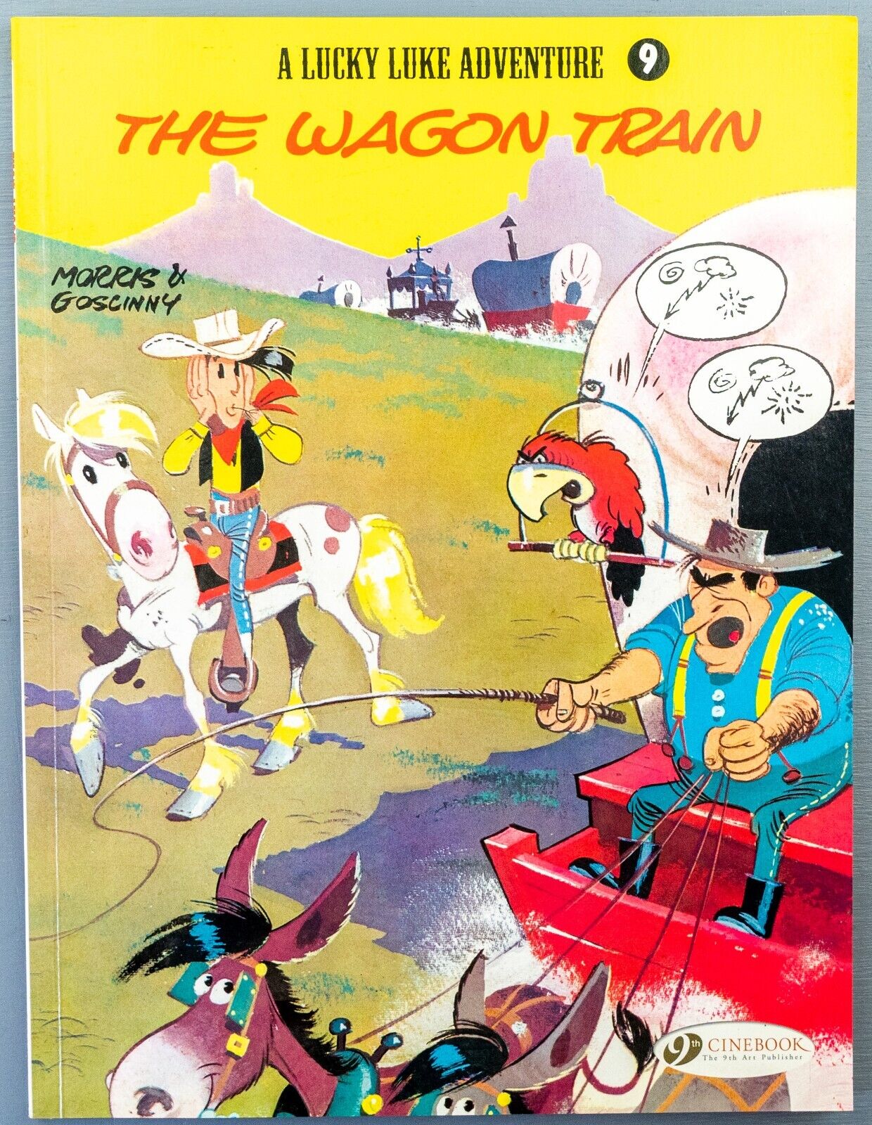 Lucky Luke Volume 9: The Wagon Train - Cinebook Paperback UK Comic Book