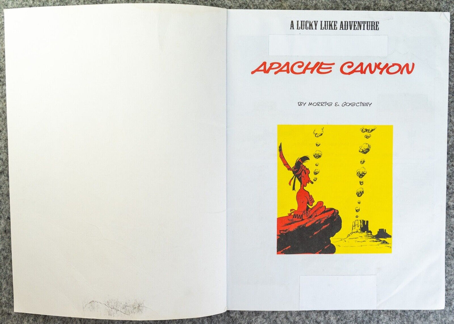 17 Apache Canyon Lucky Luke Cinebook Paperback UK Comic Book