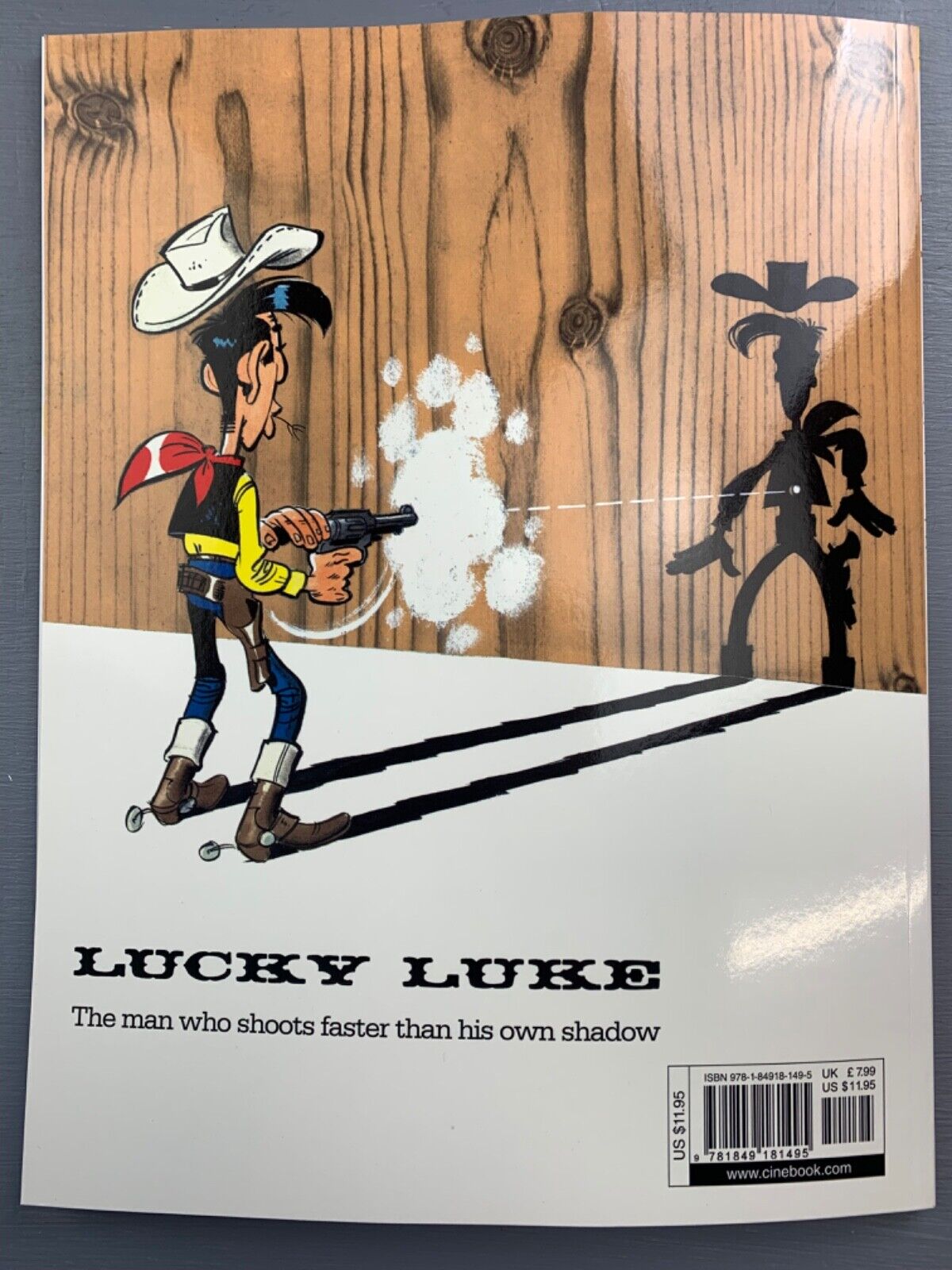 Lucky Luke Volume 39: The Man From Washington - Cinebook Paperback UK Comic Book