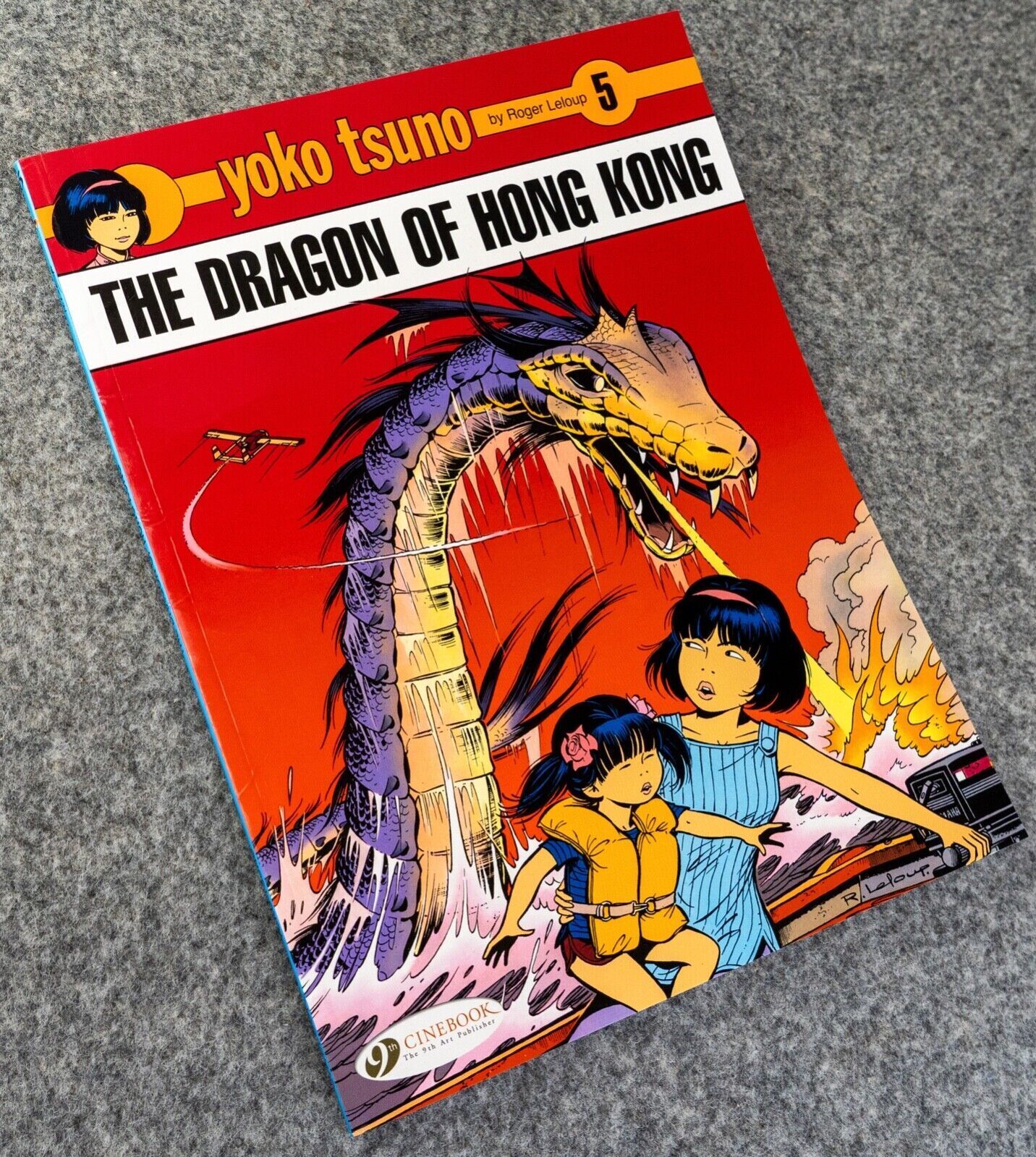 Yoko Tsuno Volume 5 - The Dragon Of Hong Kong Cinebook Paperback Comic Book by R. Leloup