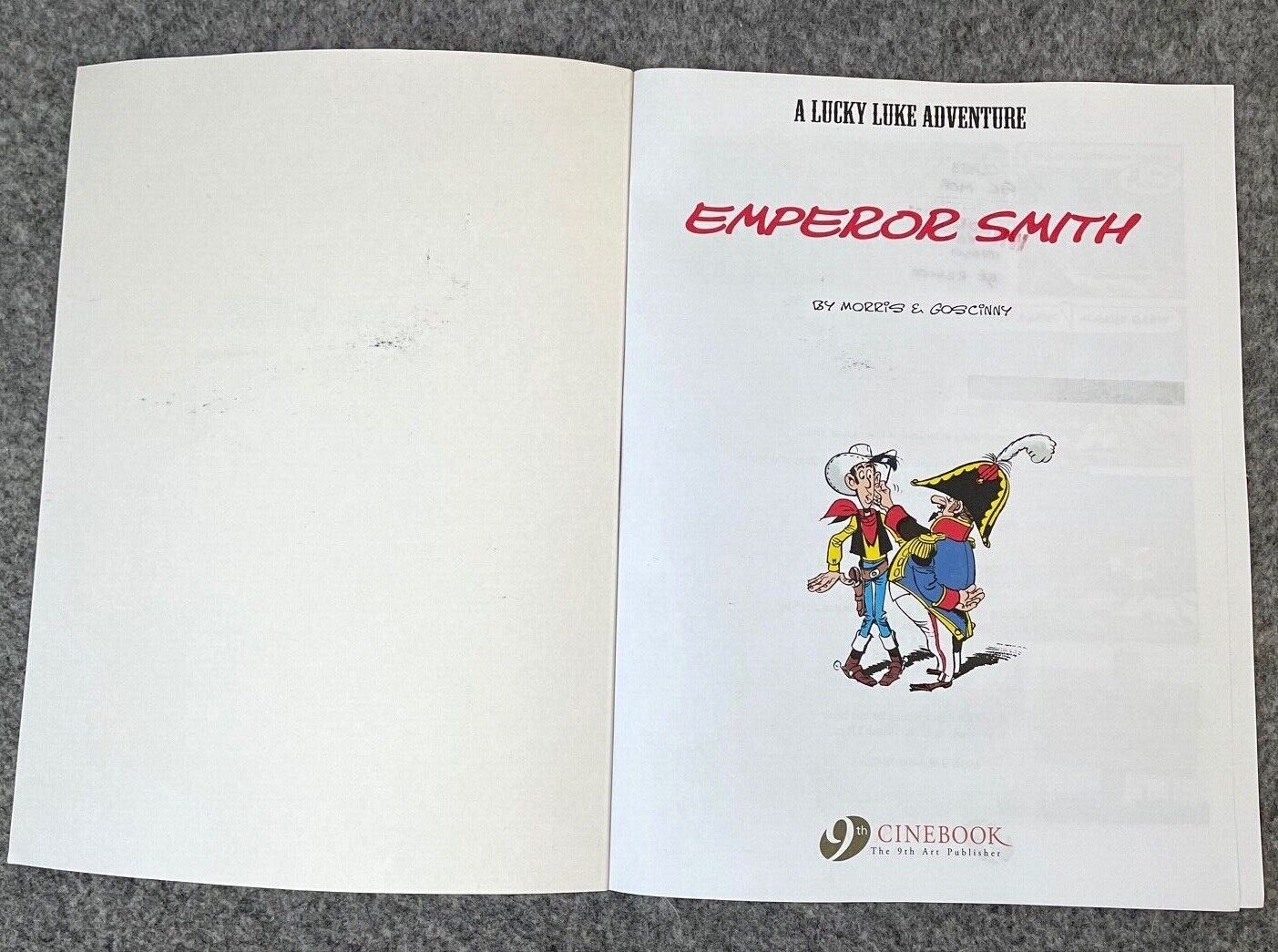 Lucky Luke Volume 22: Emperor Smith - Cinebook Paperback UK Comic Book