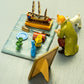 Pixi Figurine 46941 Tintin @ flea market 2001 Secret Unicorn Metal Figurine Puce