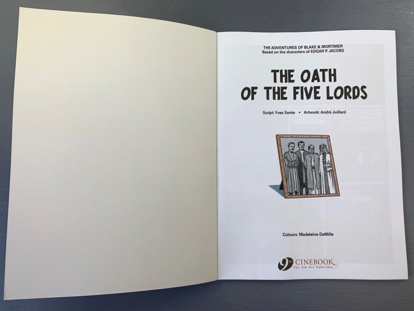 The Oath of the Five Lords - Blake & Mortimer Comic Volume 18 - Cinebook UK Paperback Edition