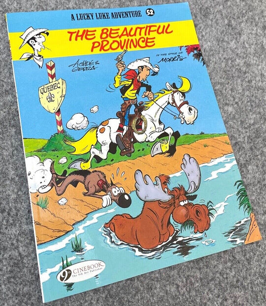 52 The Beautiful Province Lucky Luke Cinebook Paperback UK Comic Book