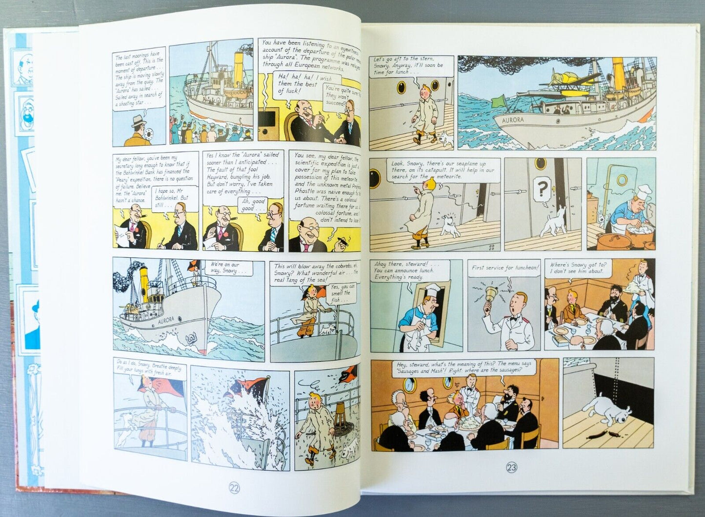 Tintin The Shooting Star: Egmont 2000s Hardback Book UK Edition