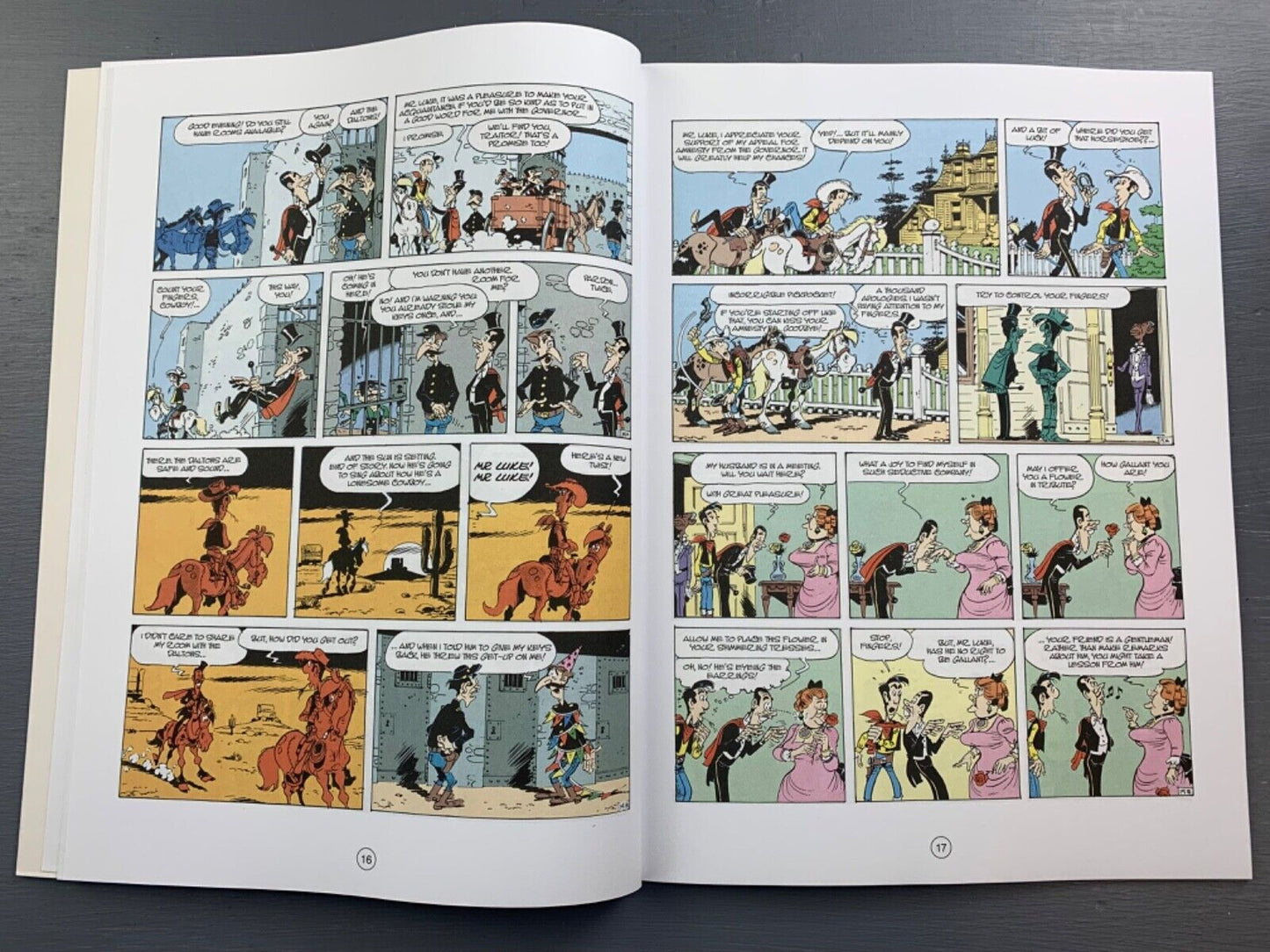 Lucky Luke Volume 37: Fingers - Cinebook Paperback UK Comic Book
