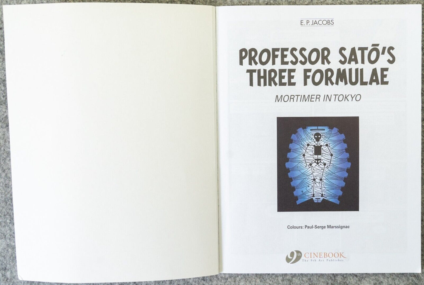 Professors Sato’s Three Formulae Part 1 - Blake & Mortimer Comic Volume 22 - Cinebook UK Paperback Edition