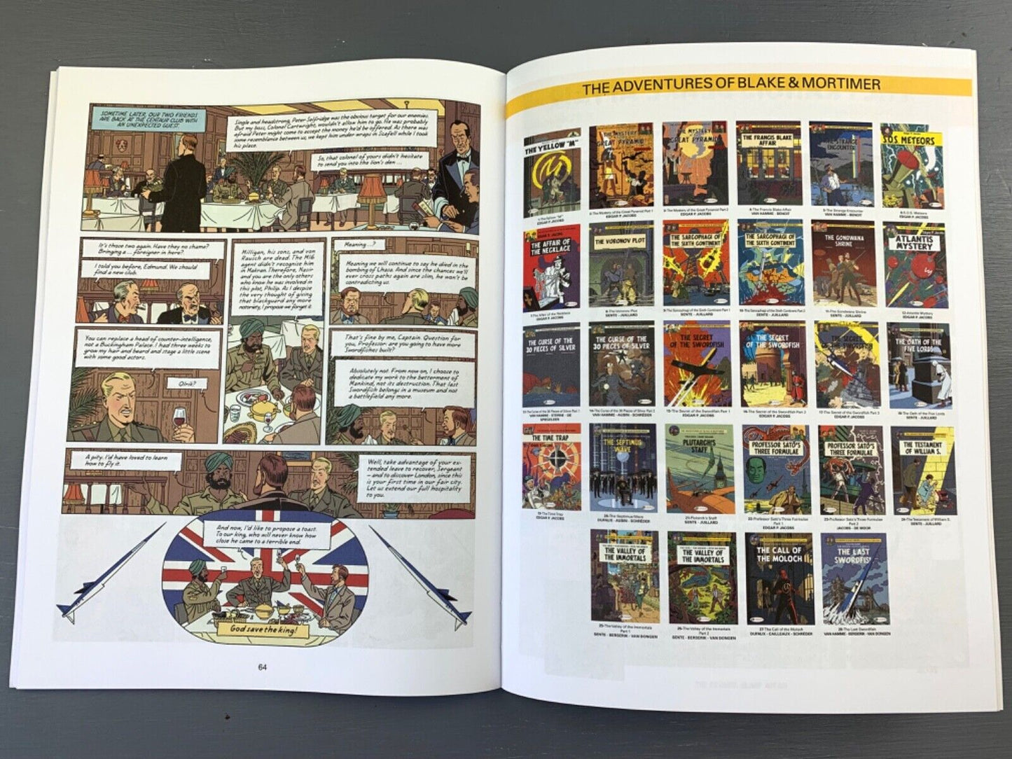 The Last Swordfish - Blake & Mortimer Comic Volume 28 - Cinebook UK Paperback Edition