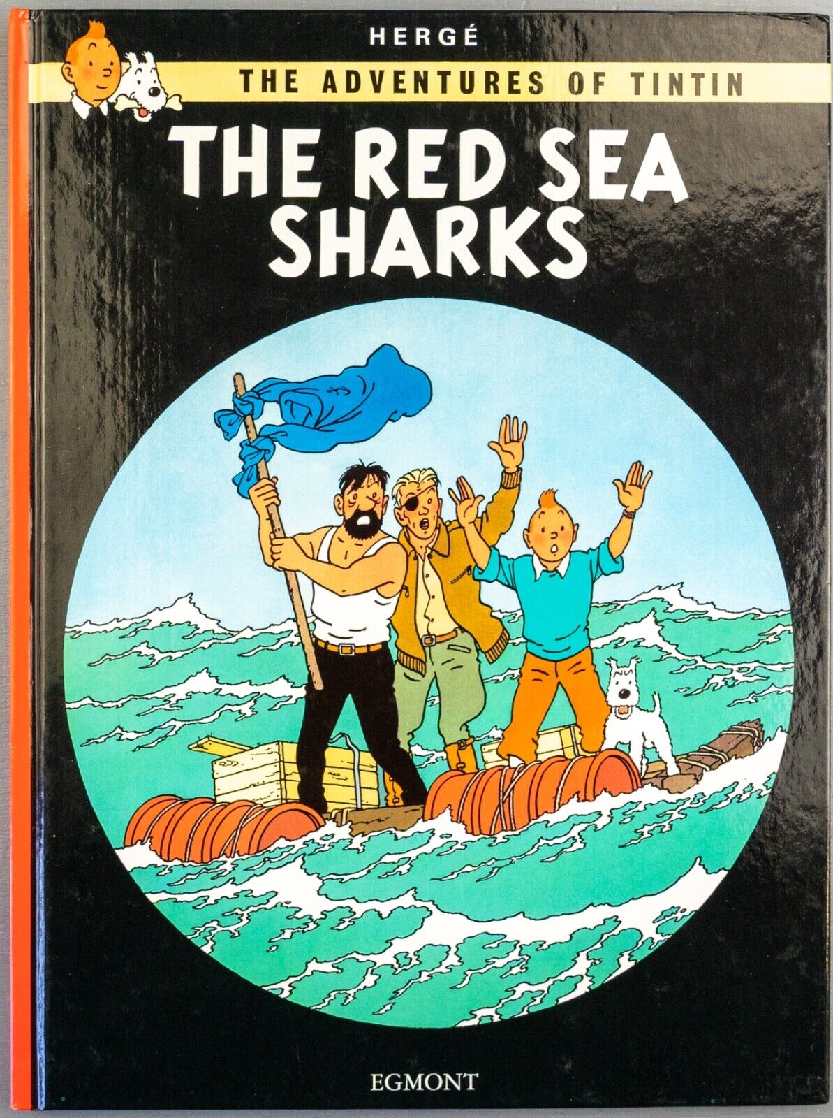 Tintin The Red Sea Sharks Egmont 2000s Hardback Book UK Editions