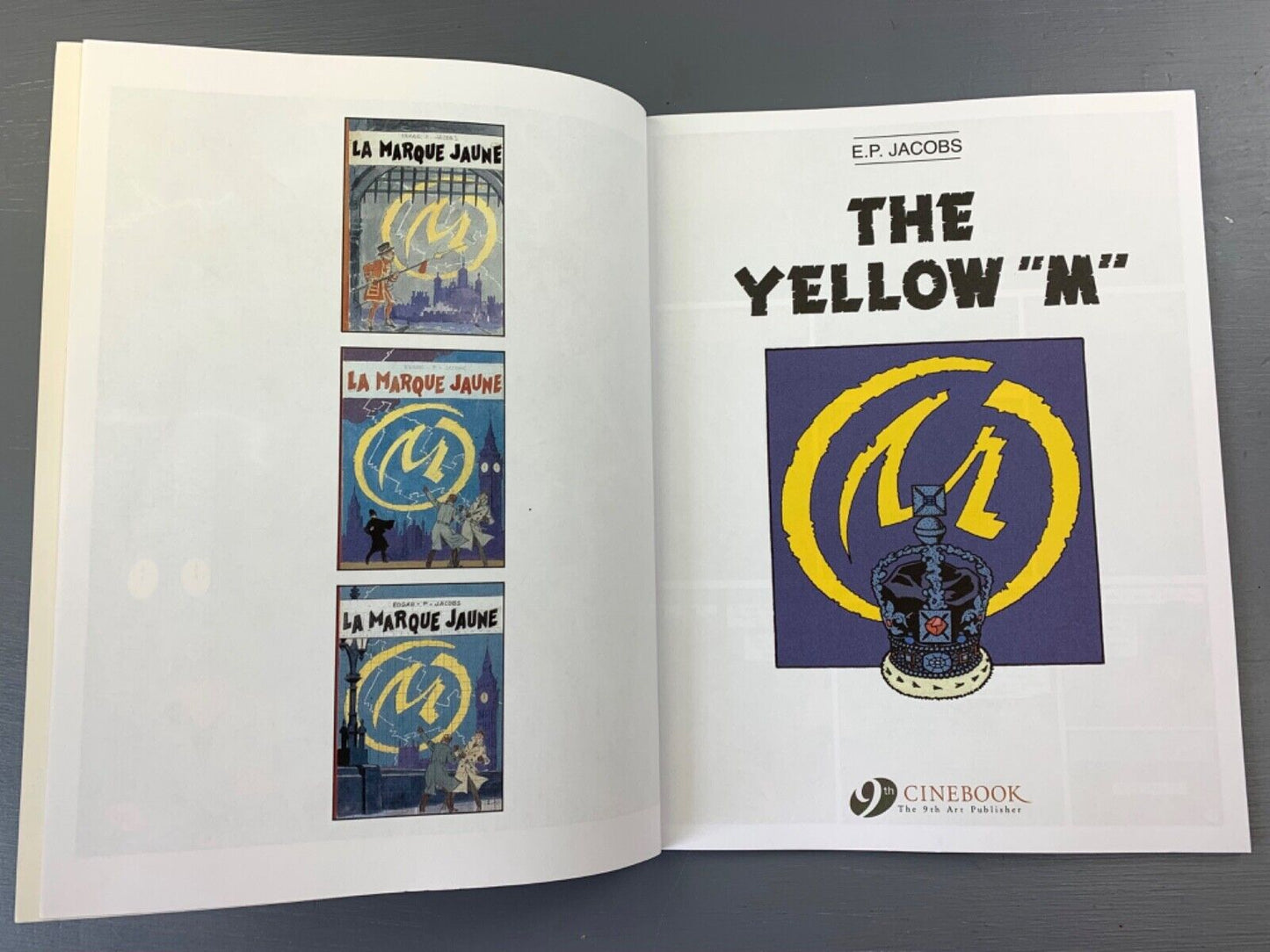The Yellow ‘M’ - Blake & Mortimer Comic Volume 1 - Cinebook UK Paperback Edition