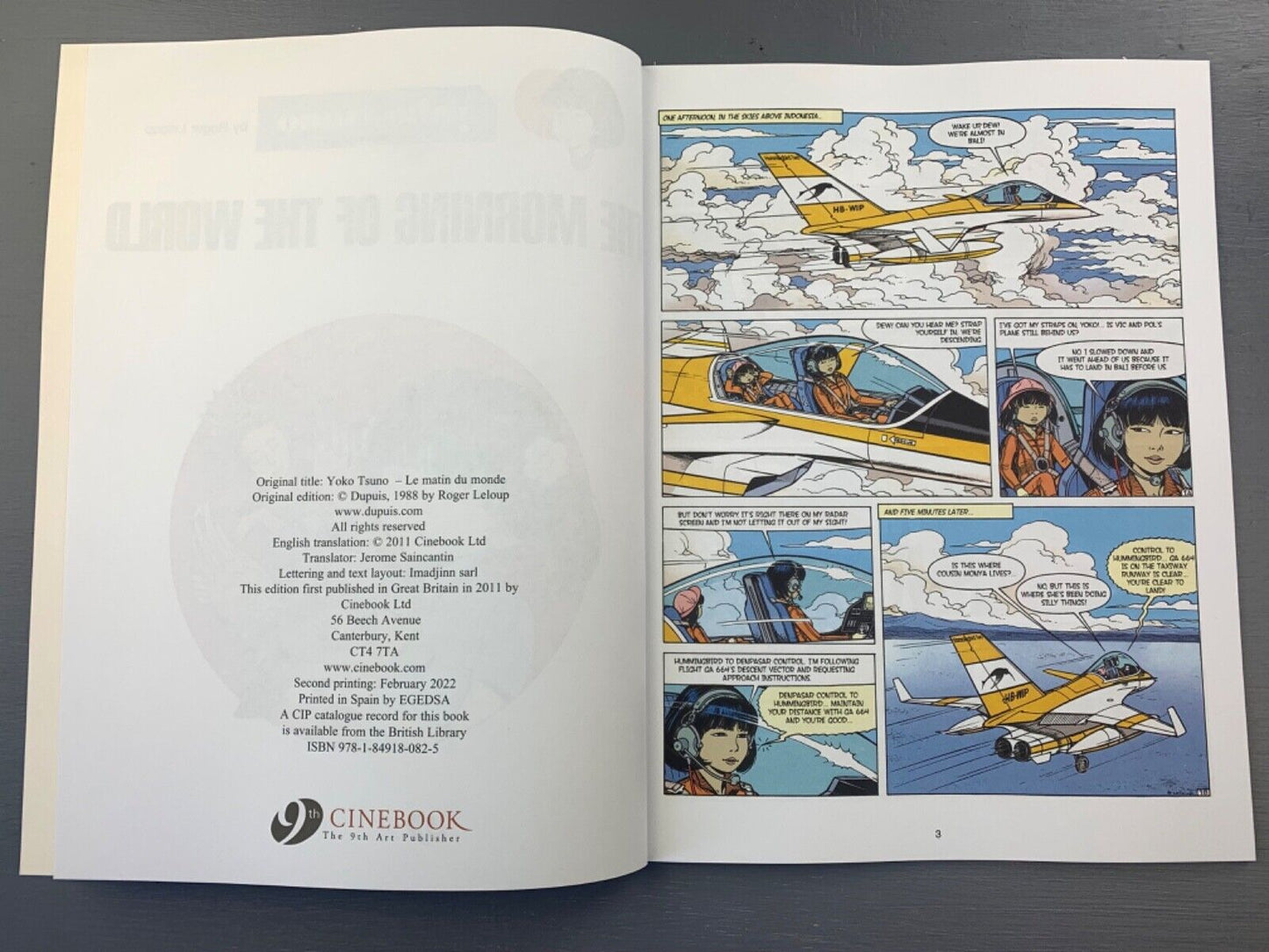 Yoko Tsuno Volume 6 - The Morning of the World Cinebook Paperback Comic Book by R. Leloup