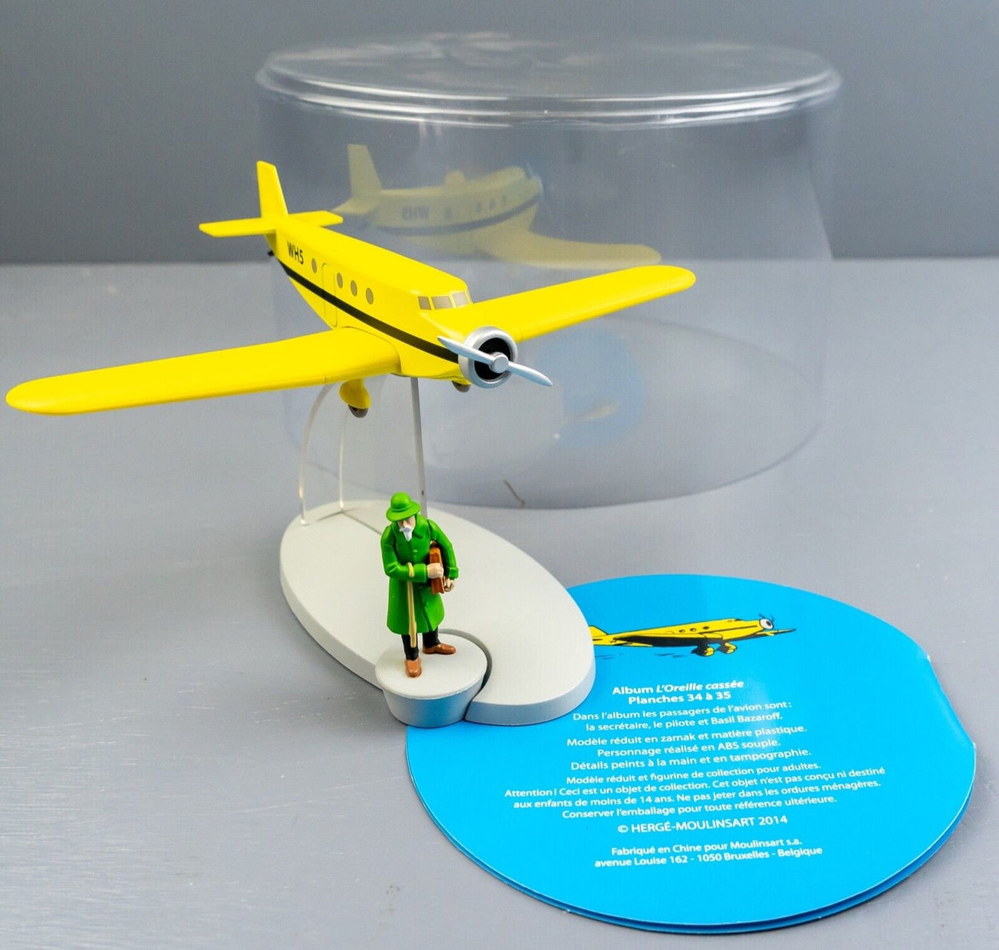 MOULINSART TINTIN PLANE 29534 Bazaroff's WH5: Ottokars Sceptre Hachette Avion 14