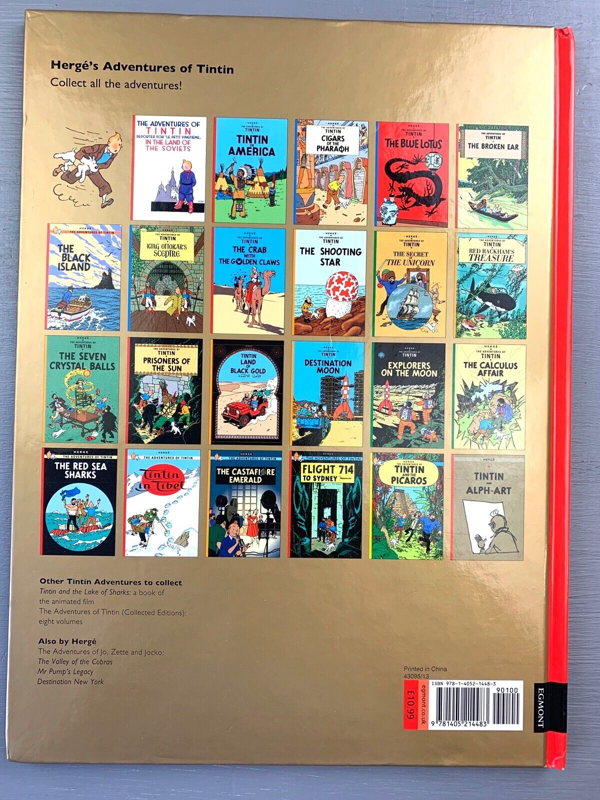 Tintin and Alph-Art: Egmont 2000s Hardback Book UK Edition