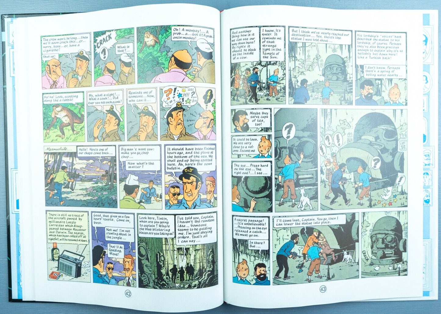 Tintin Flight 714: Egmont 2000s Hardback Book UK Edition