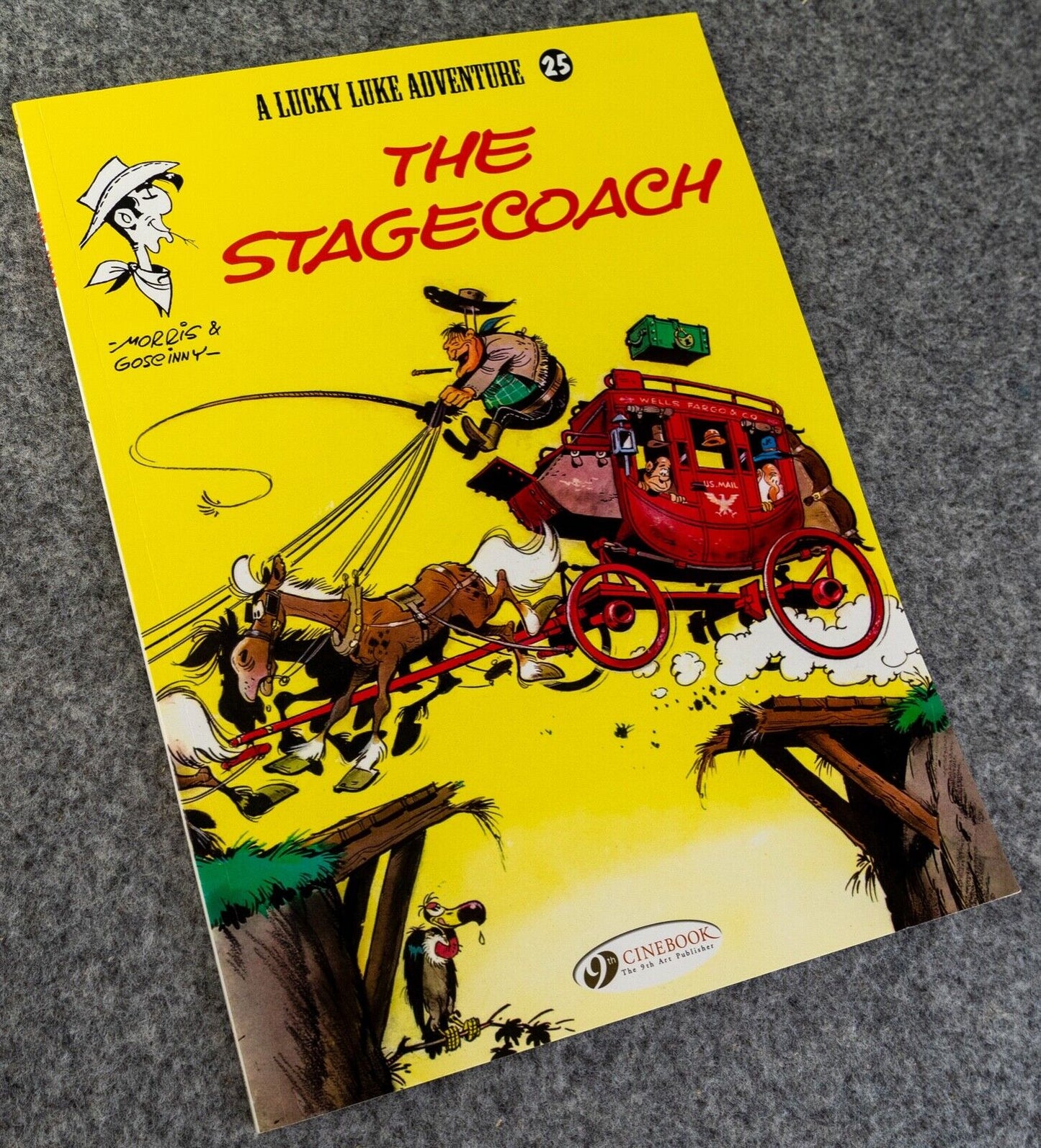 25 The Stagecoach Lucky Luke Cinebook Paperback UK Comic Book