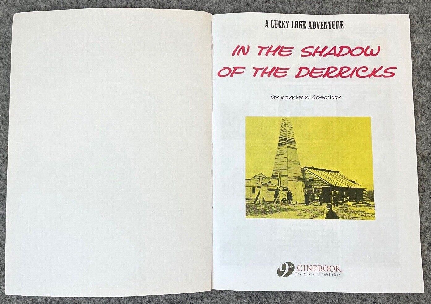 Lucky Luke Volume 5: In the Shadow of the Derricks - Cinebook Paperback UK Comic Book