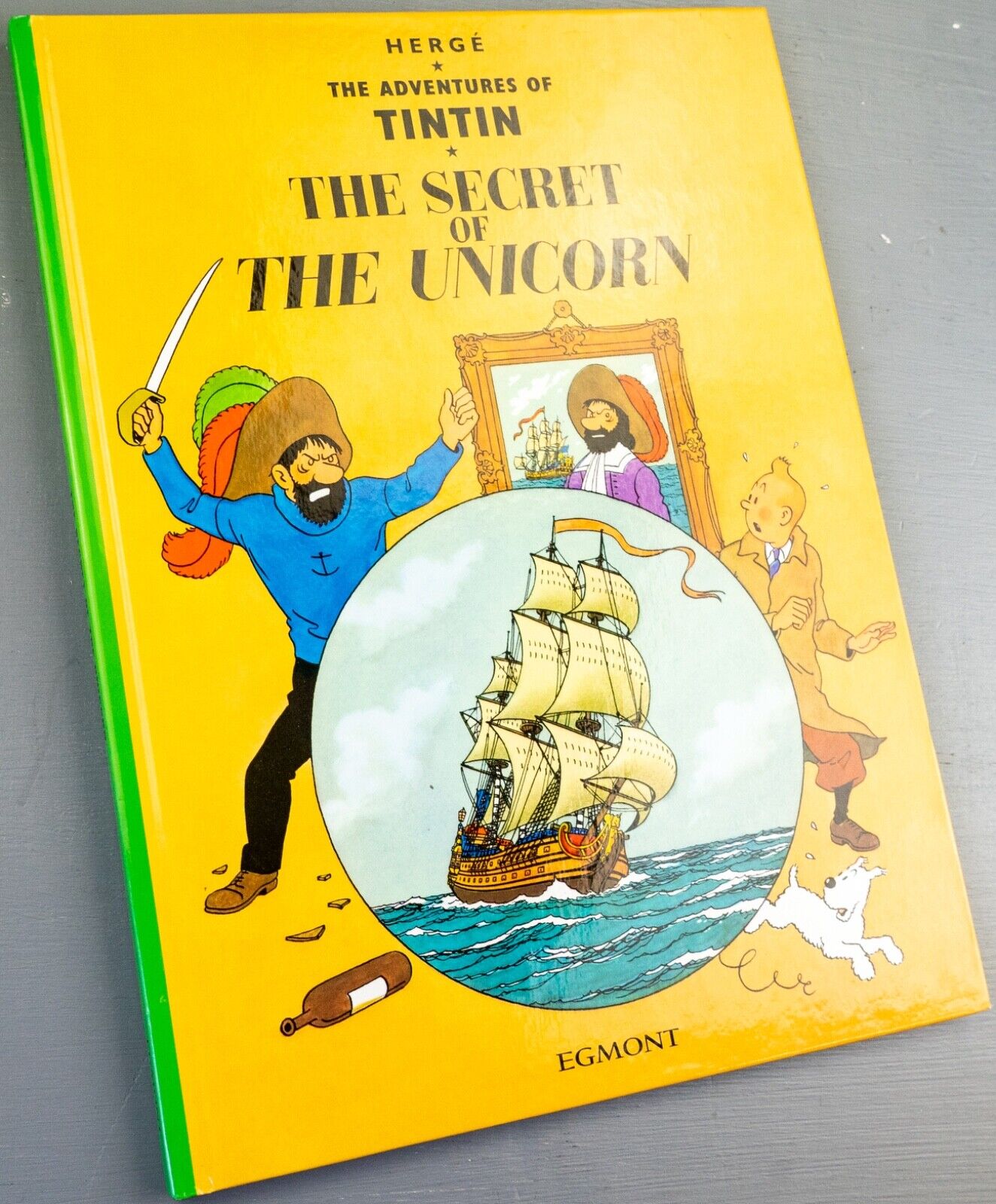 Tintin The Secret of the Unicorn: Egmont 2000s Hardback Book UK Edition