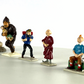 Pixi Mini Serie Tintin Set 2108 "Tintin Au Tibet" 1995 5x Metal Figurines RARE