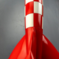 Statuette Moulinsart Tintin 46994 Moon Rocket 60cm Rare Resin Model 2017