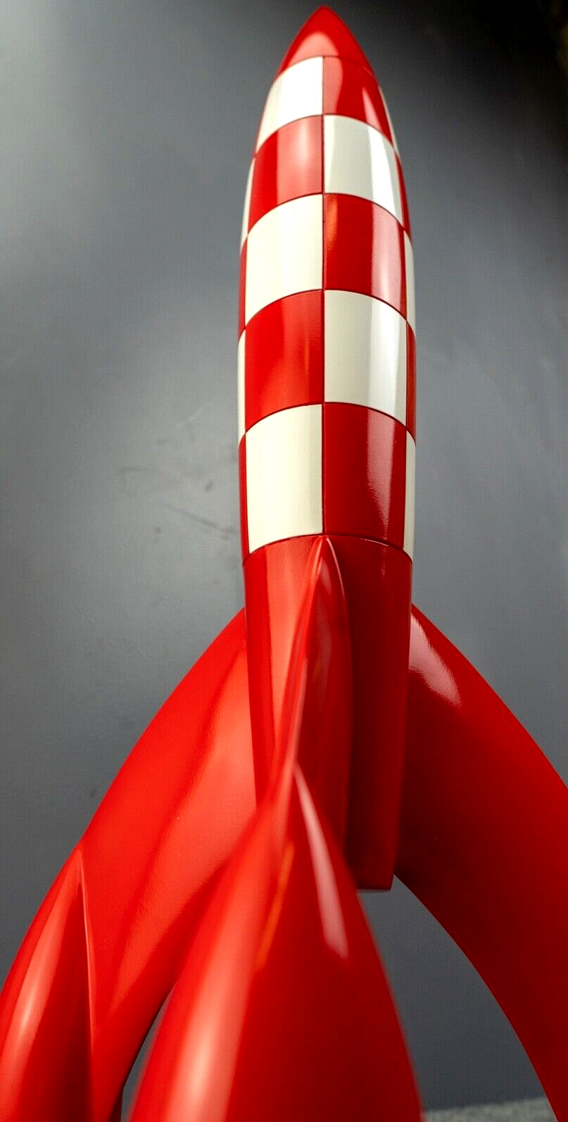 Statuette Moulinsart Tintin 46994 Moon Rocket 60cm Rare Resin Model 2017