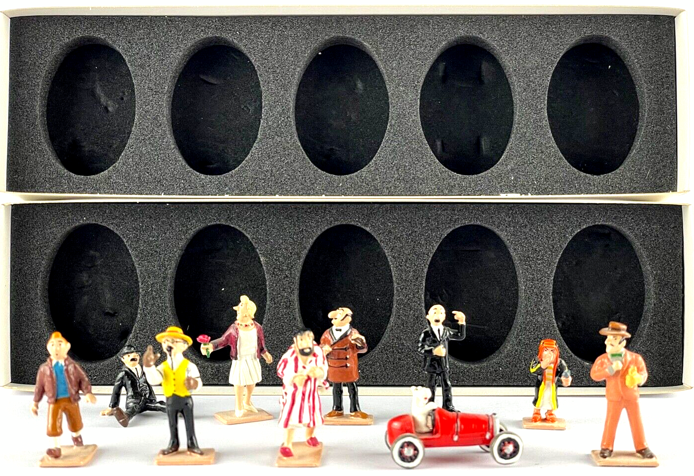Pixi Mini Serie Tintin Set 46206 "Double Classique" 2004 10x Metal Figurines