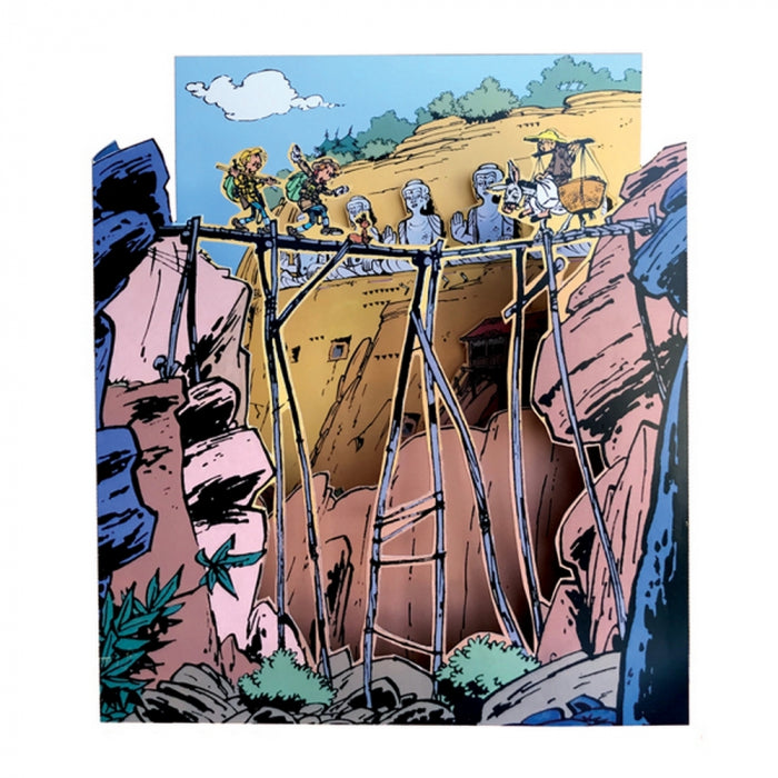 Marsupilami Diorama 3D Set x4 Dupis/Dargaud/Lomard/ 2021 Editions FULL SET