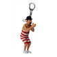 Moulinsart Toy Keyring: Thomson Diving 42467 Official Figure Key Ring