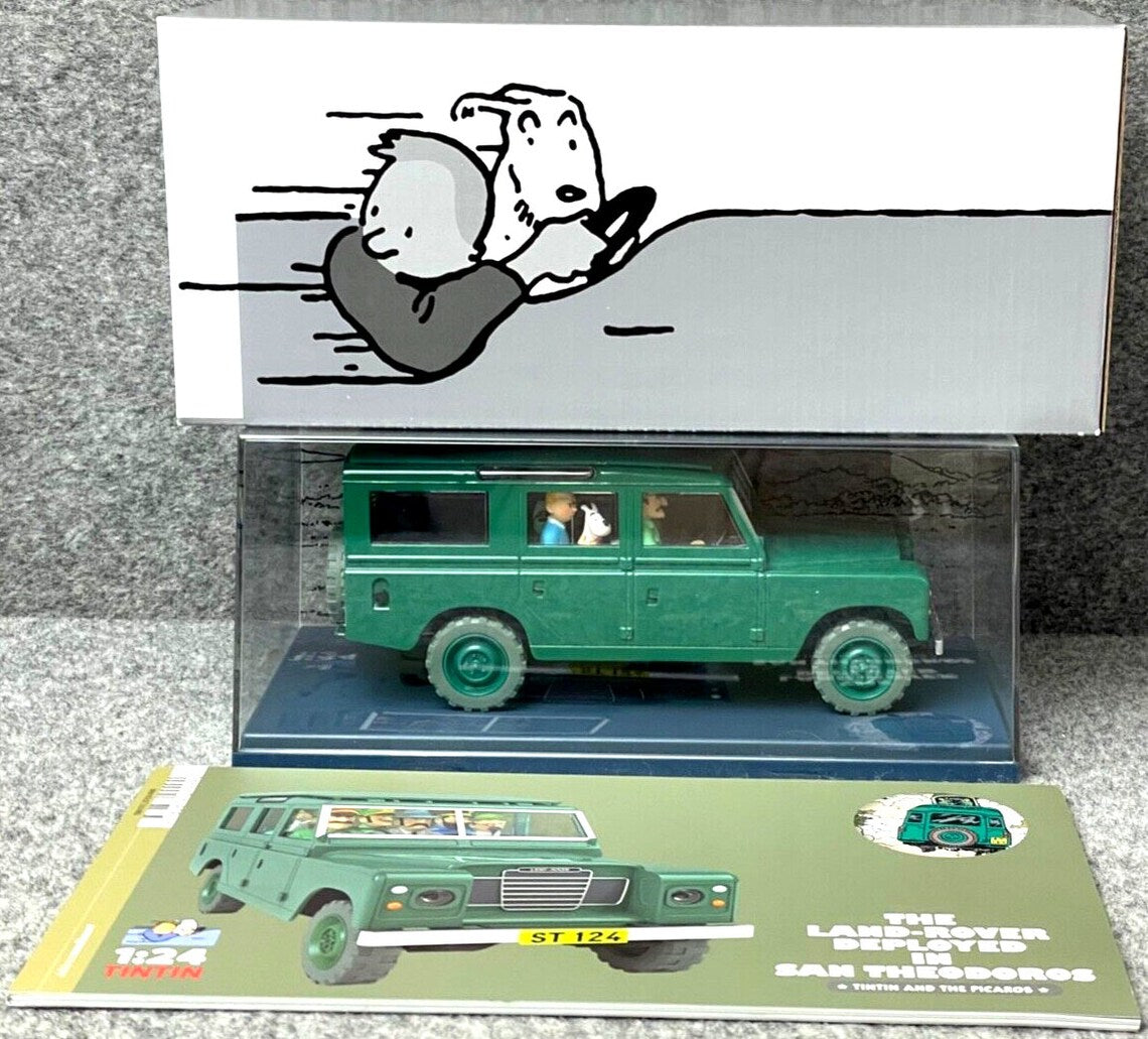 VOITURE TINTIN 1/24 29957 Land Rover Defender: Picaros Hachette Car #5 –  EuroComiX