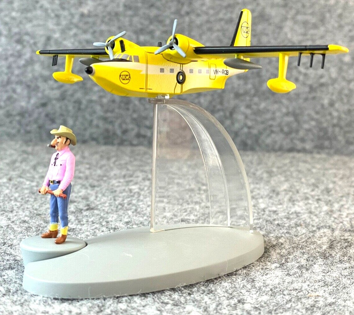 MOULINSART TINTIN Plane 29552 Australian Seaplane Flight 714 Hachette Avion #32