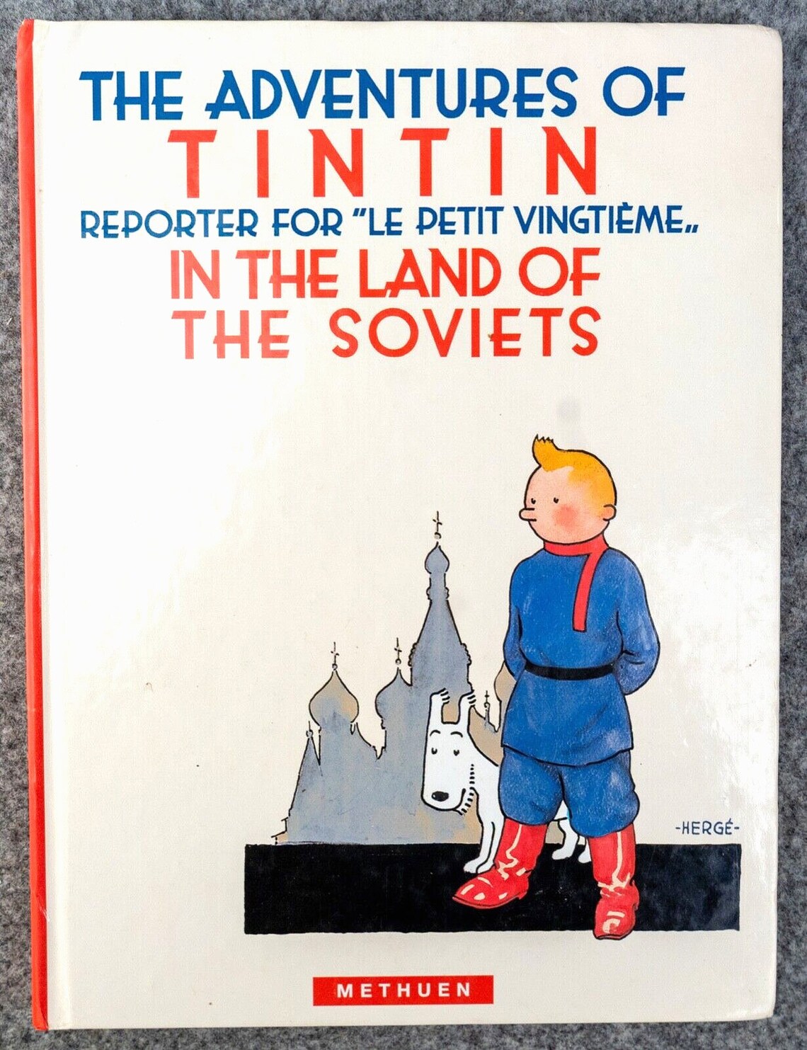 Tintin in the Land of Soviets: Methuen 1999 1st Edition HB Rare comic book Herge EO