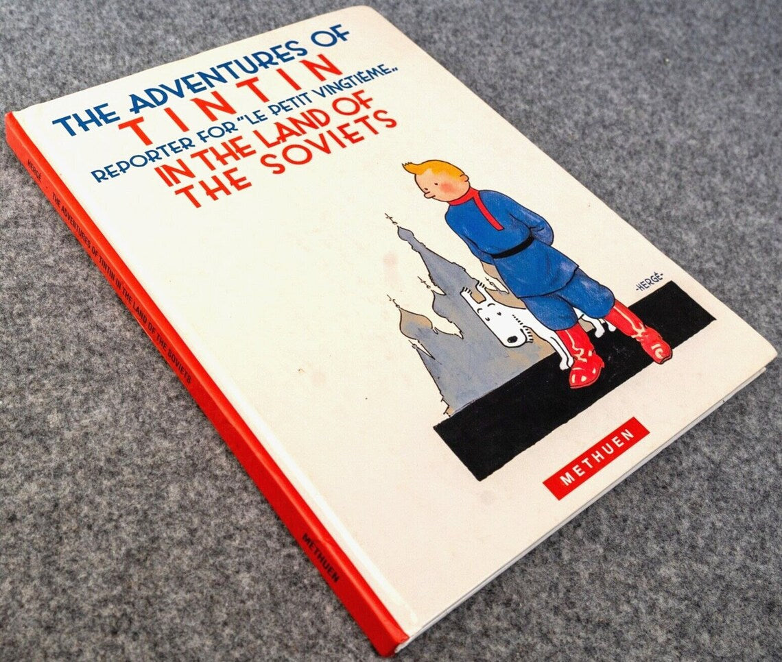 Tintin in the Land of Soviets: Methuen 1999 1st Edition HB Rare comic book Herge EO