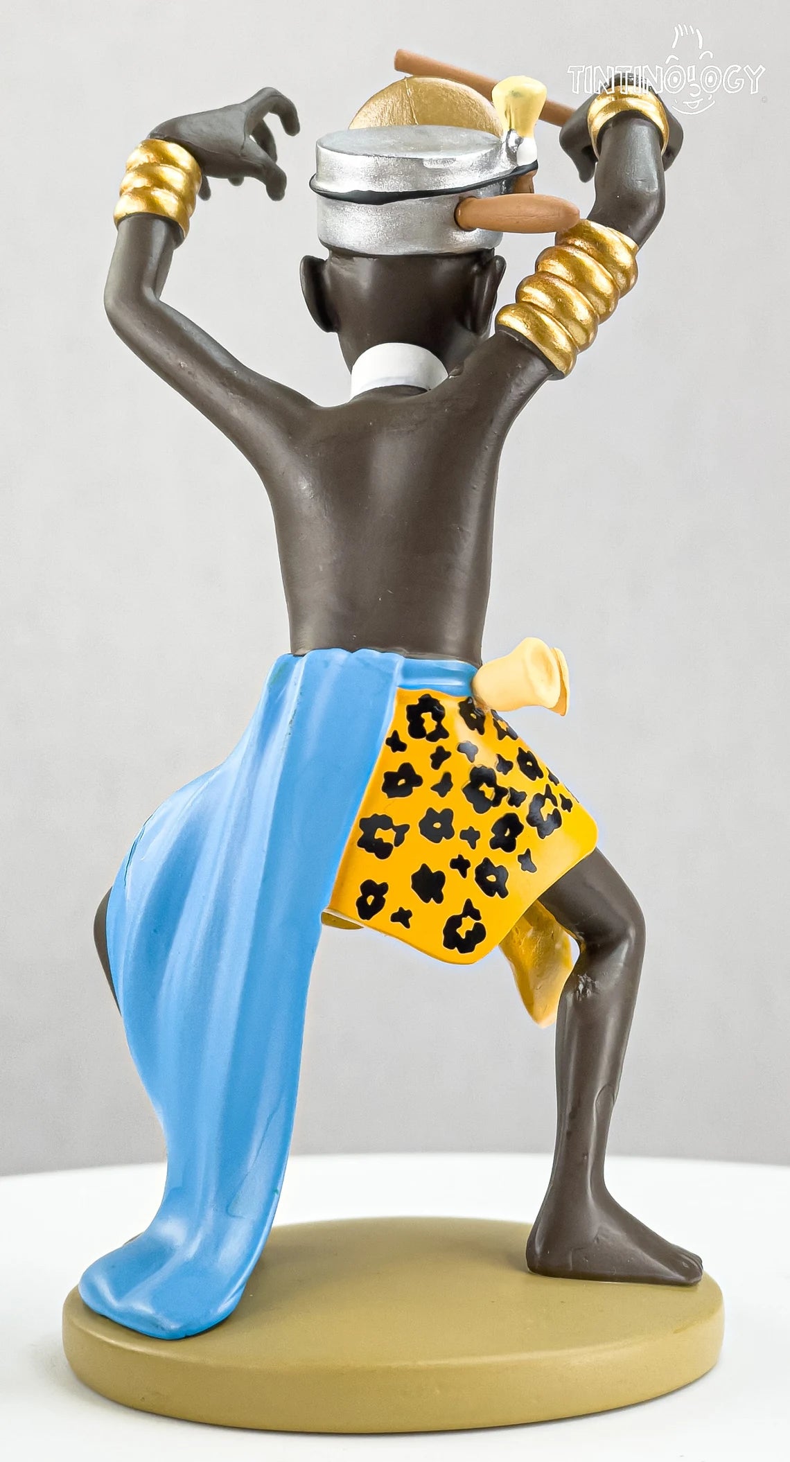 Tintin Figurine Moulinsart 42225 Sorcerer Muganga - Congo 12cm Herge Officielle Figure 100