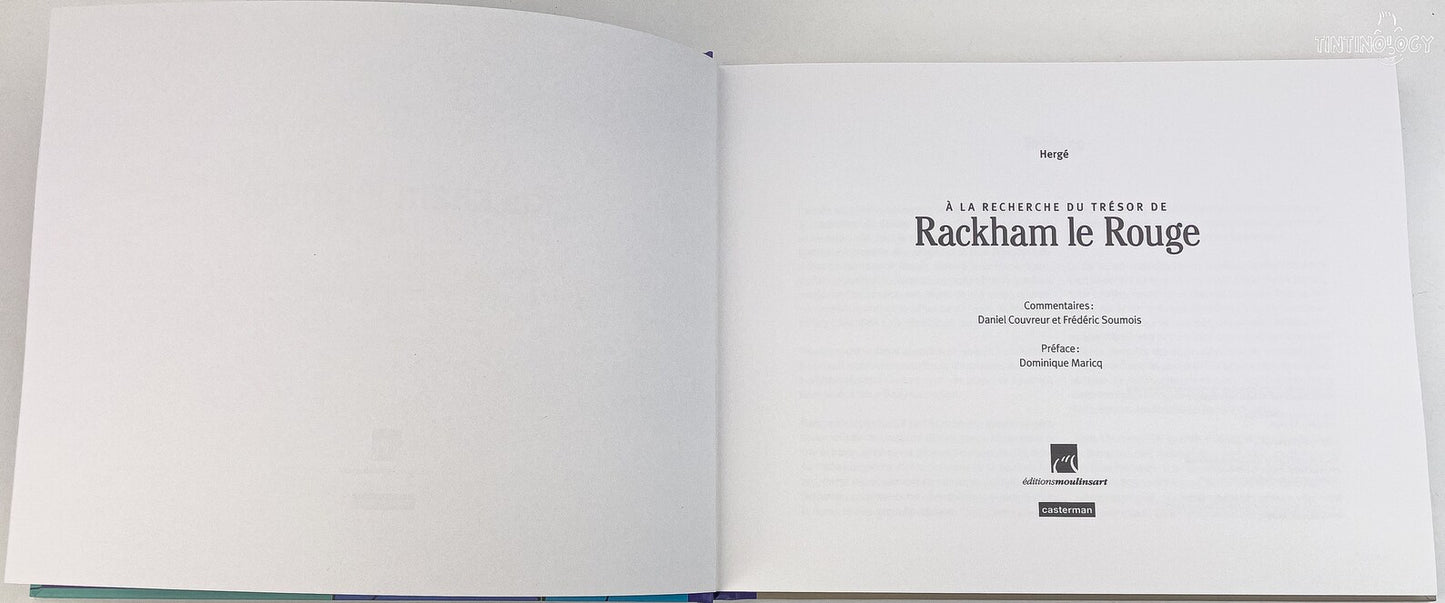 Recherche Tresor Rackham Rouge 2007 1st Edition Originale Hardback Tintin Herge EO