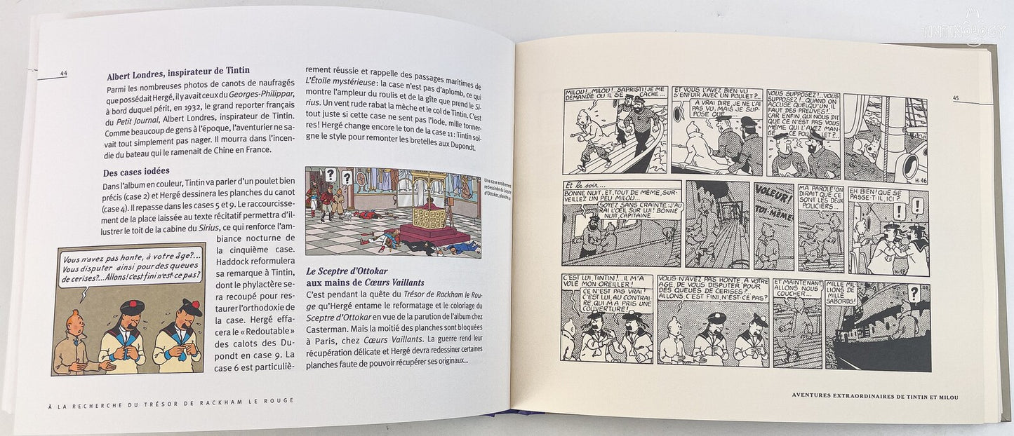 Recherche Tresor Rackham Rouge 2007 1st Edition Originale Hardback Tintin Herge EO