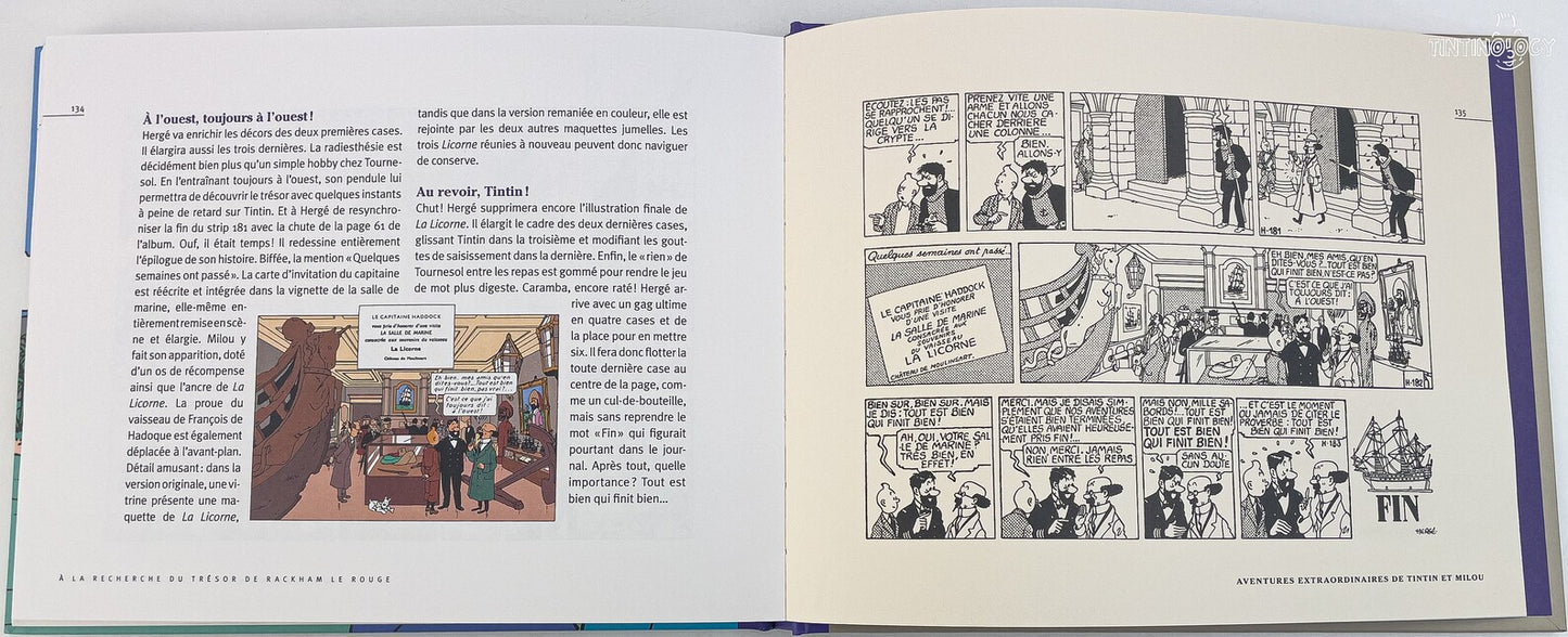 Recherche Tresor Rackham Rouge 2007 1st Edition Originale Hardback Tintin Herge EO