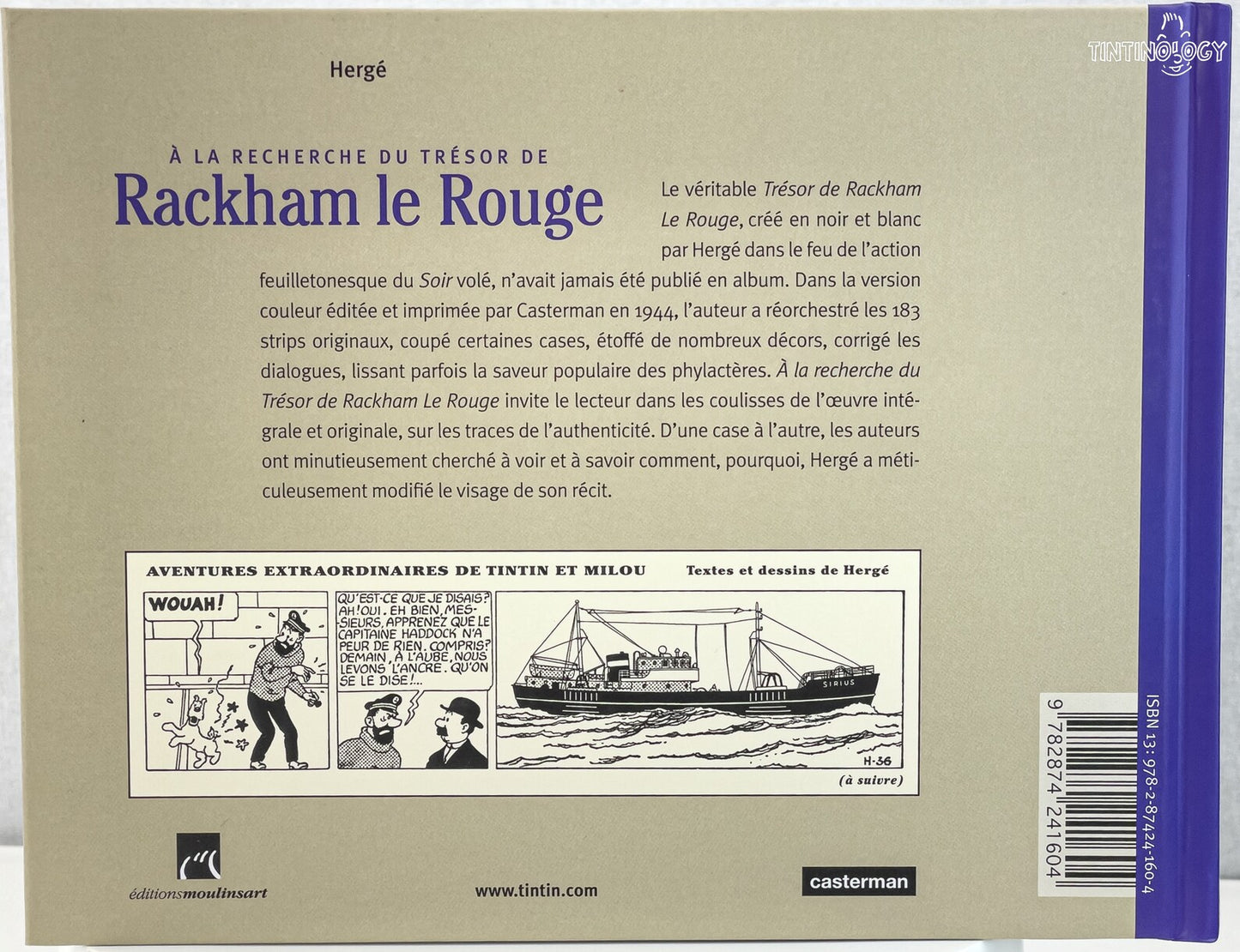 Recherche Tresor Rackham Rouge 2007 1st Edition Originale Hardback Tintin Herge EO