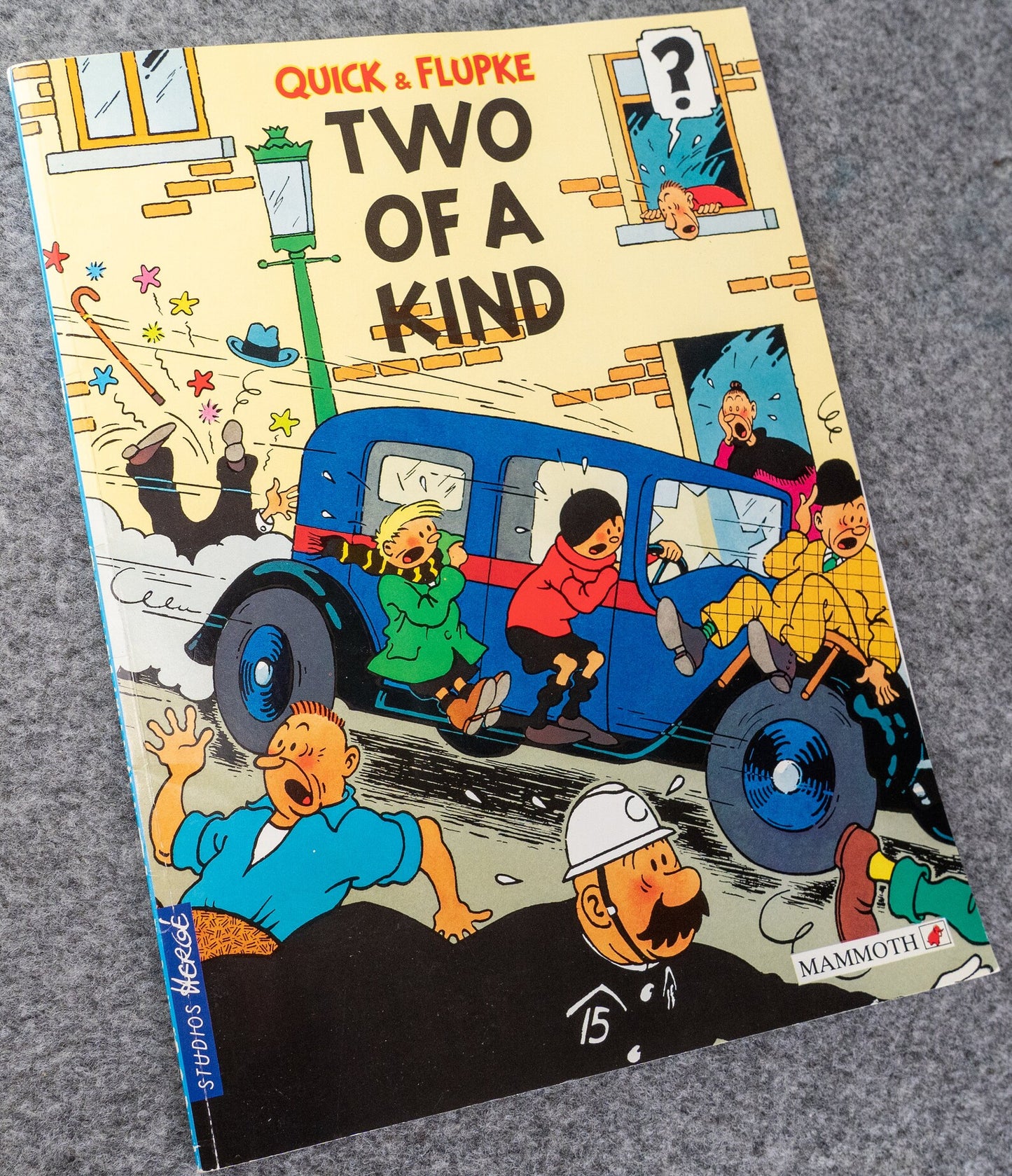 Rare Quick & Flupke Comics - Complete Set of 4 UK Paperback books 1st Edition Tintin/Herge