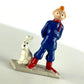 Pixi Mini Serie Tintin Set 2105 "Land of Soviets" 1995 Metal Figurine RARE